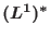 $(L^1)^{*}$