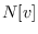 $N[v]$
