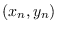 $(x_n,y_n)$
